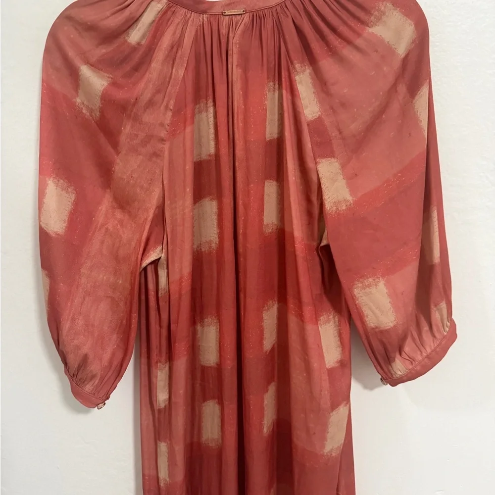 Cali Dreaming Sheer Boho Midi Dress / Beach Cover Up Size 1 Anthropology style